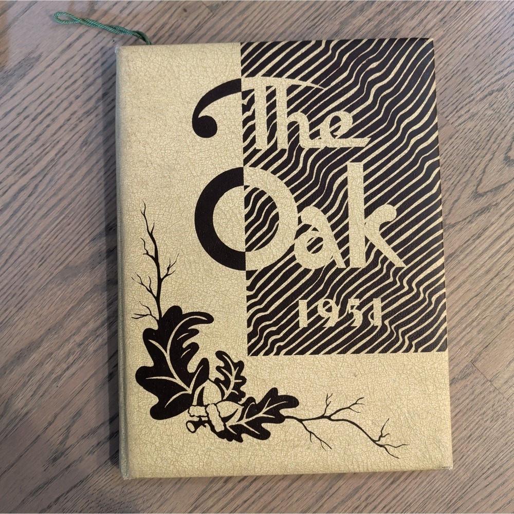 1951 Lafayette High School Yearbook St Joseph Missouri The Oak vintage signed